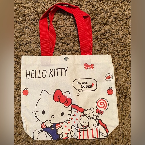 Brand New Hello Kitty Mini Tote Bag 10”x9” - Picture 2 of 5